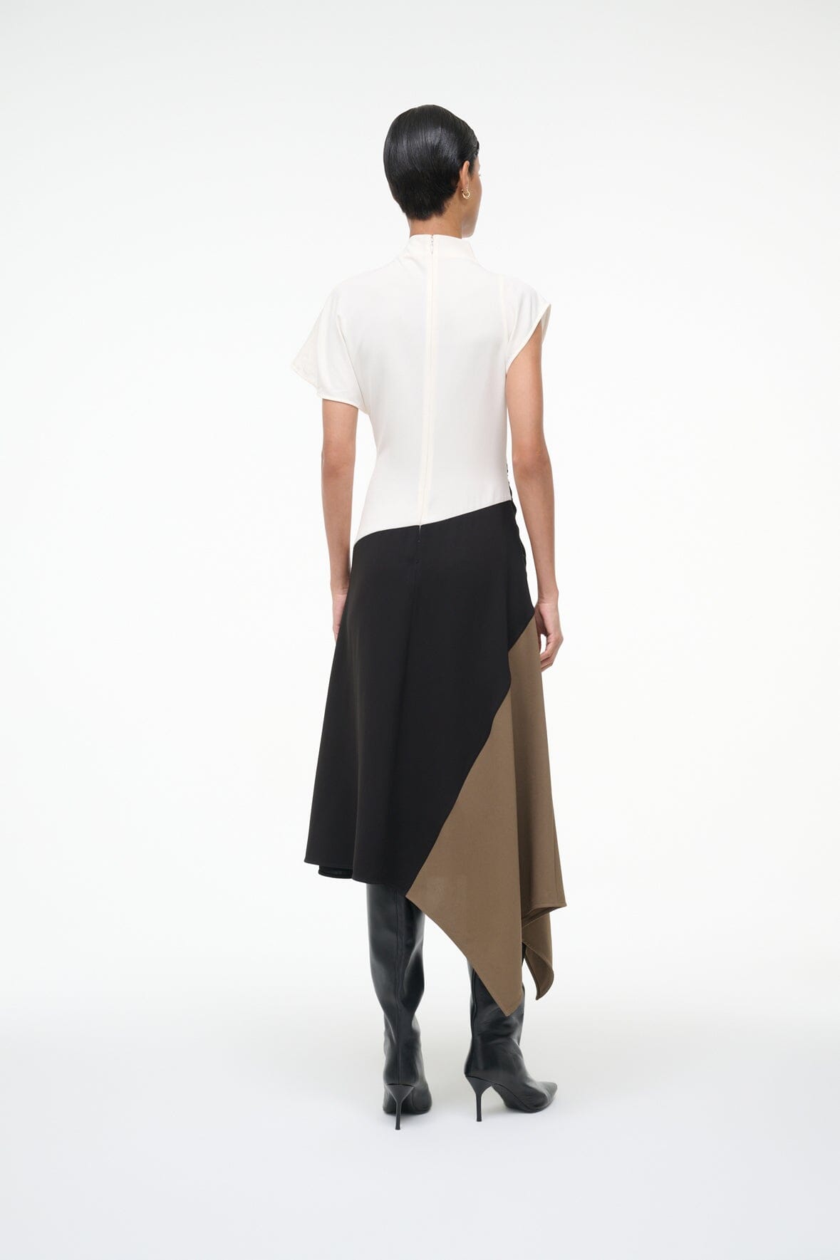 STAUD | Davina Dress Black Multi