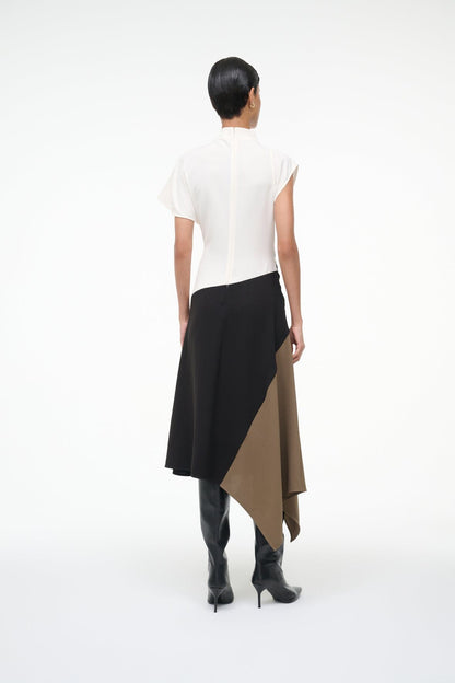 STAUD | Davina Dress Black Multi