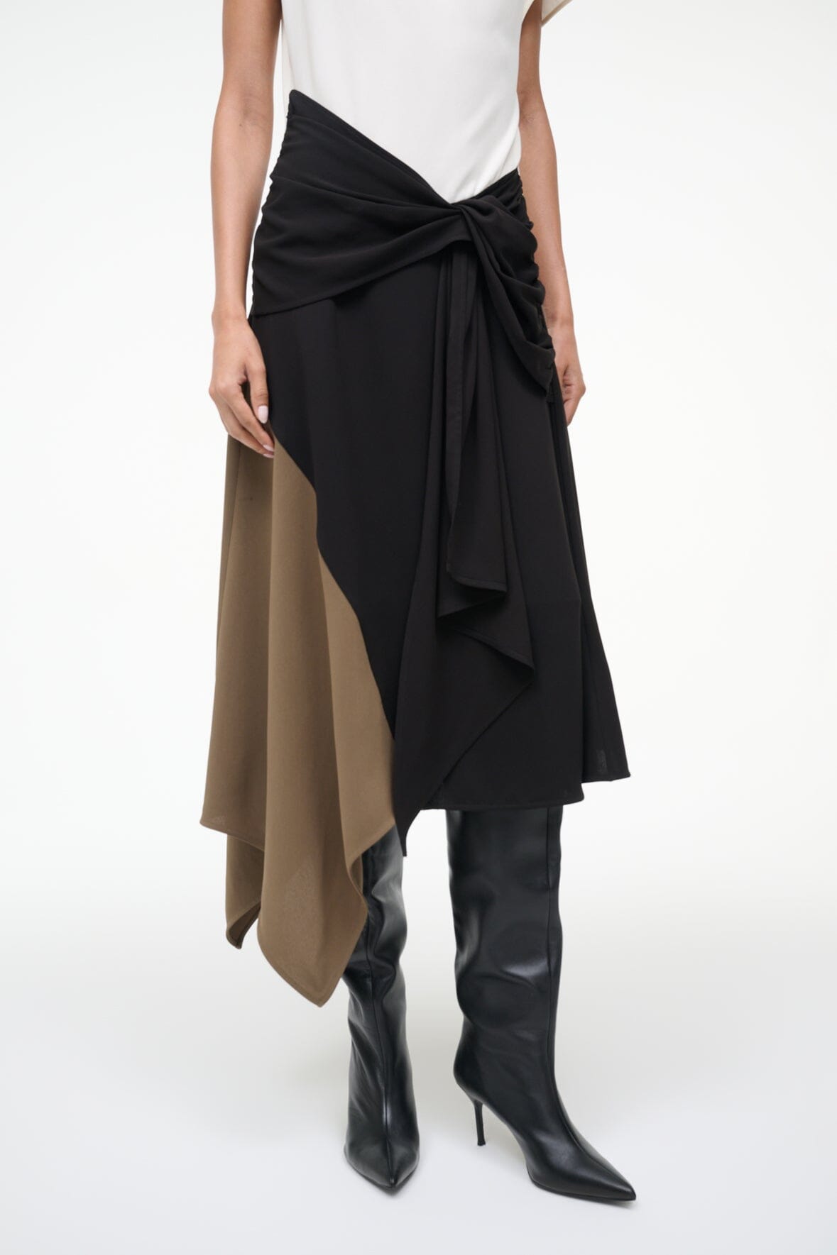 STAUD | Davina Dress Black Multi