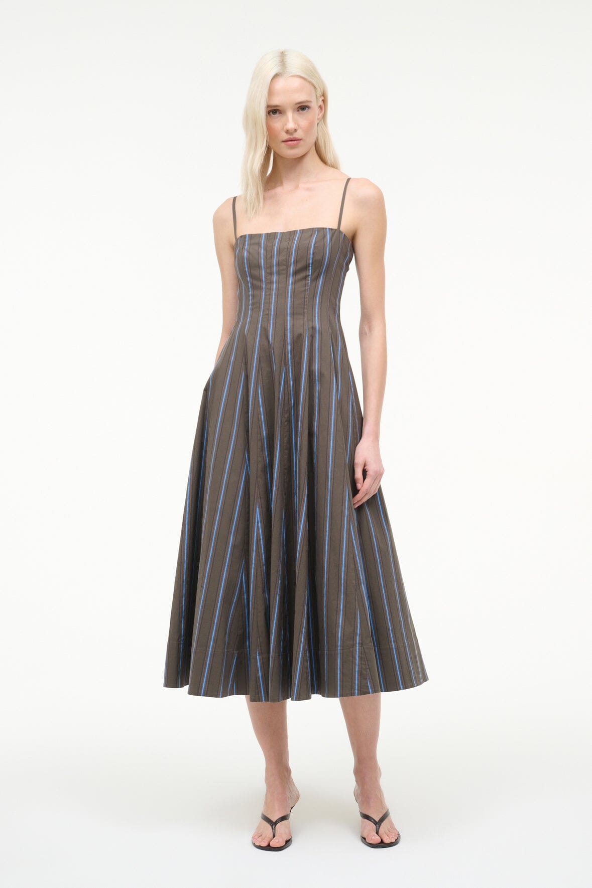 STAUD | Wylie Dress Huntington Stripe
