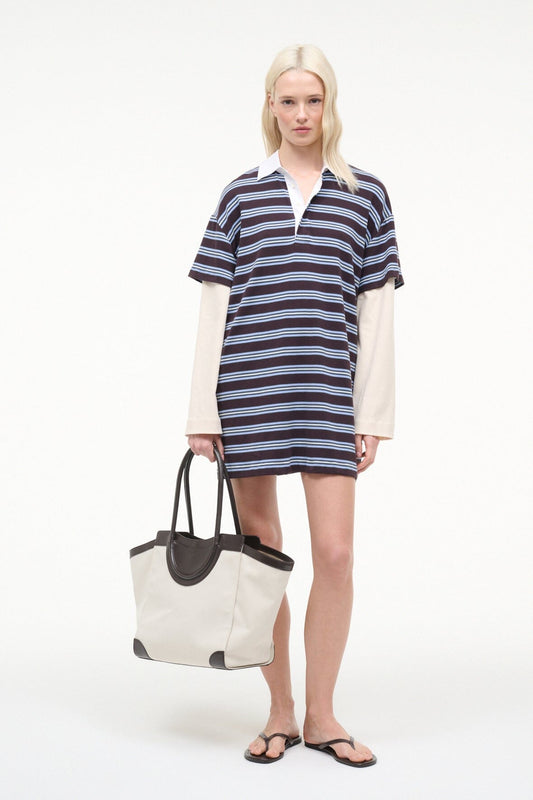 STAUD | Ivar Dress Redondo Stripe