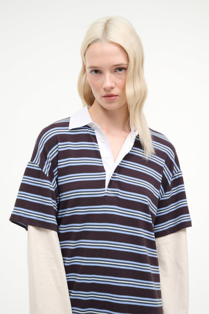 STAUD | Ivar Dress Redondo Stripe