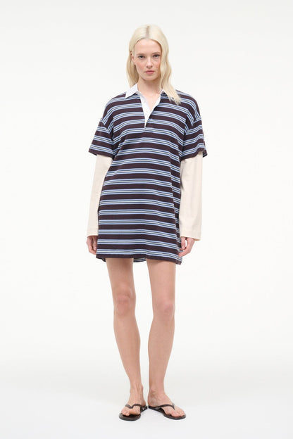STAUD | Ivar Dress Redondo Stripe