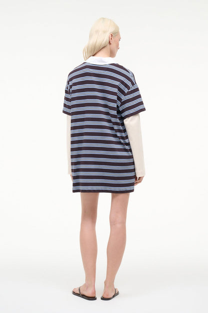 STAUD | Ivar Dress Redondo Stripe