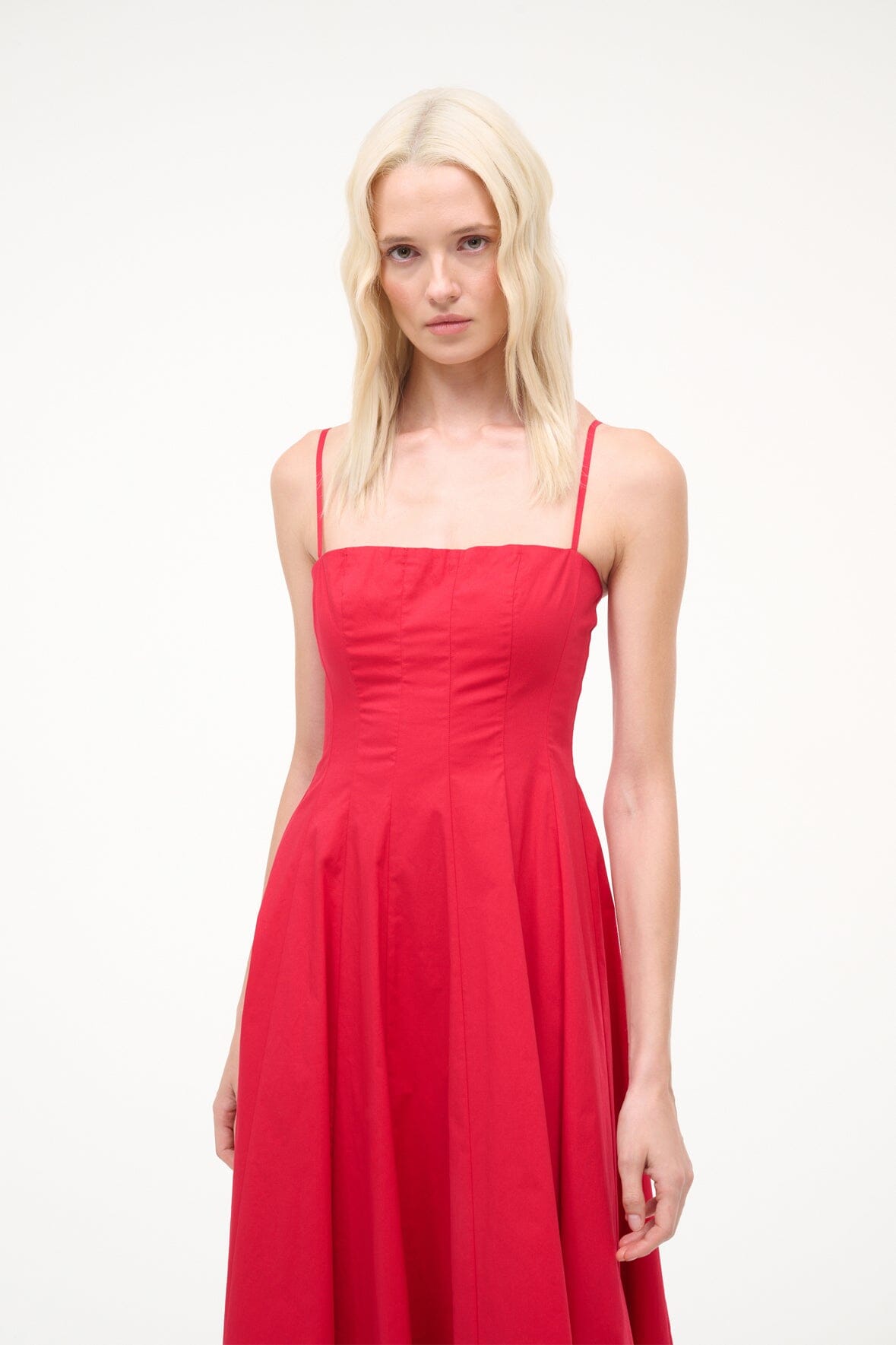 STAUD | Wylie Dress Cherry