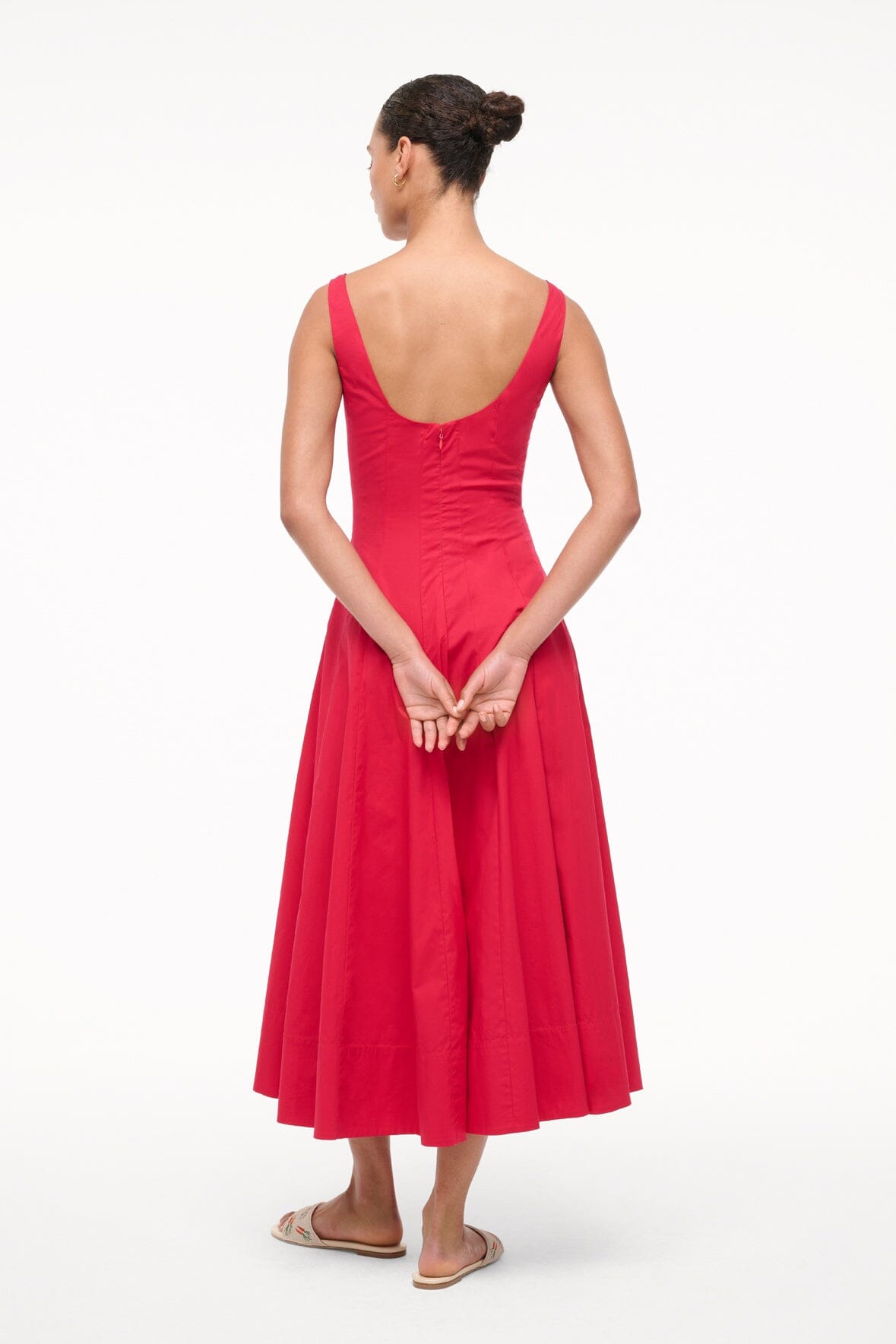STAUD | Wells Dress Cherry