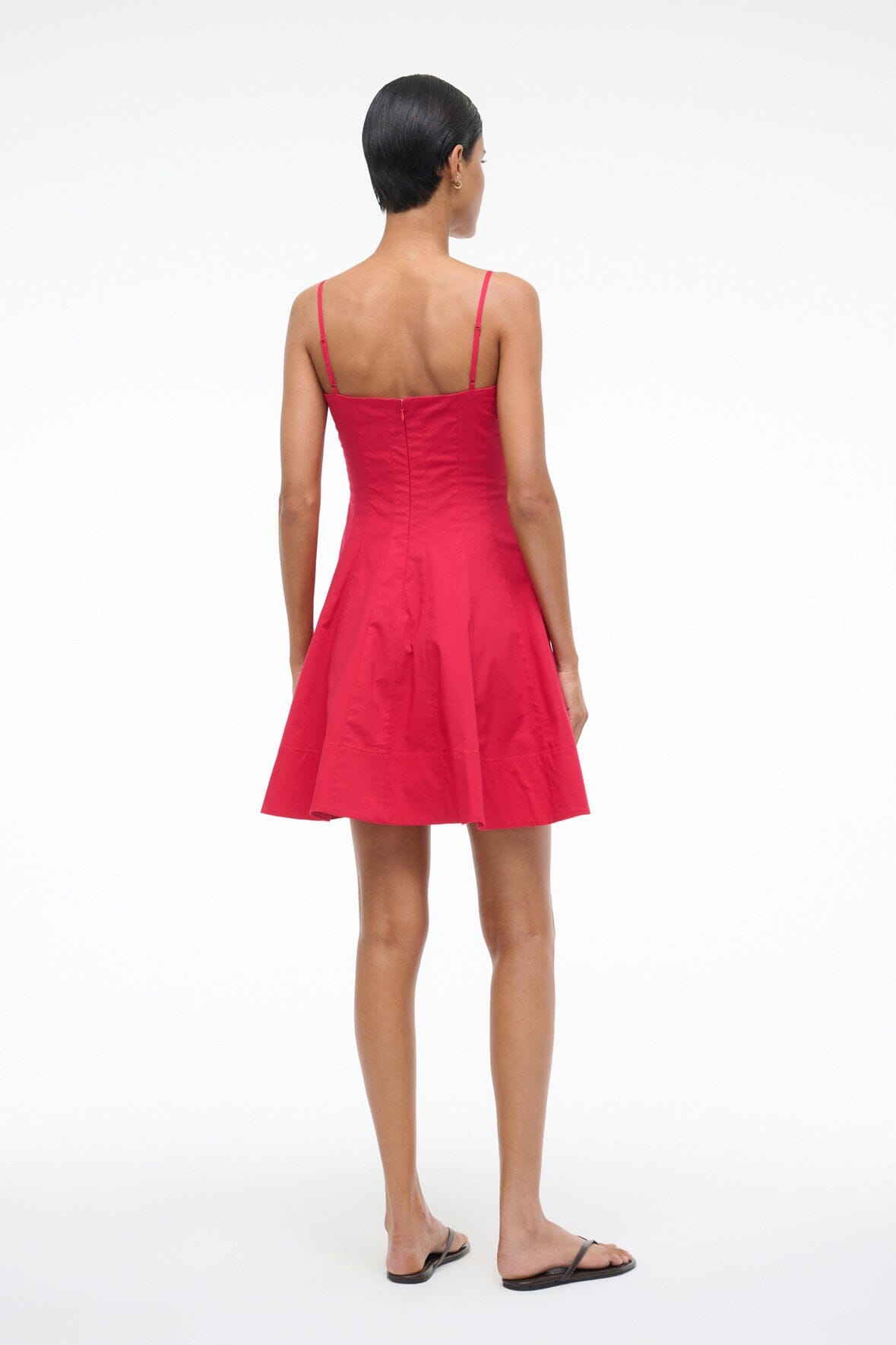 STAUD | Wylie Mini Dress Cherry