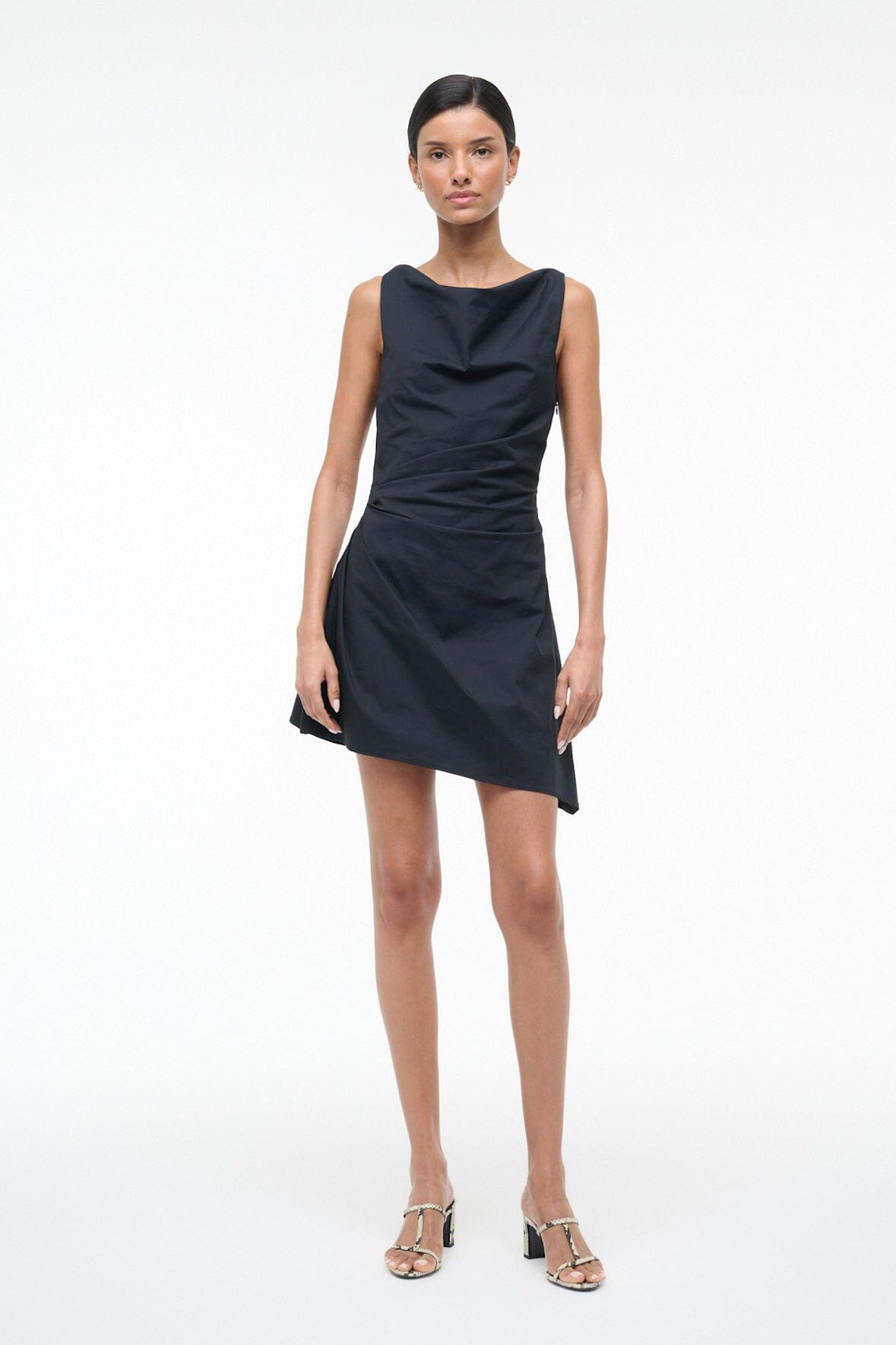 STAUD | Callie Mini Dress Black