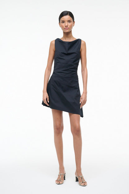 STAUD | Callie Mini Dress Black