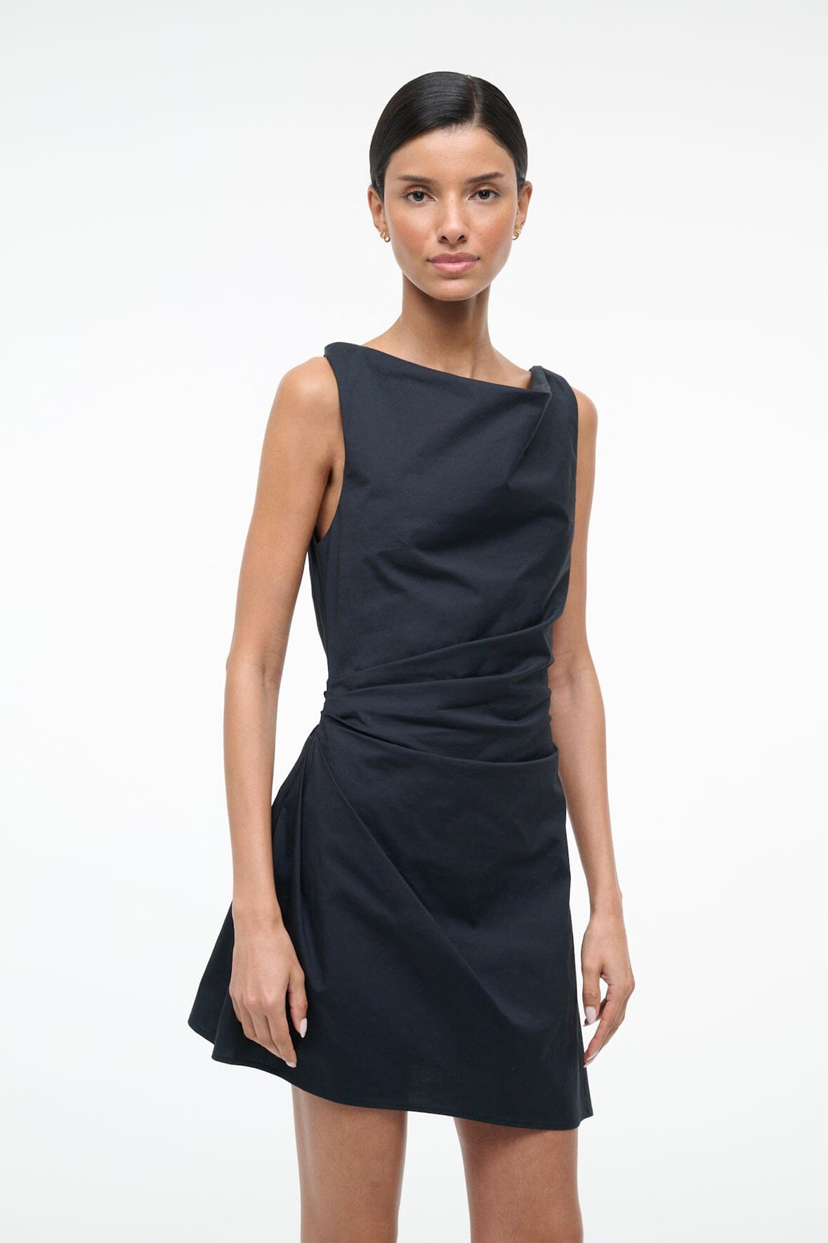 STAUD | Callie Mini Dress Black