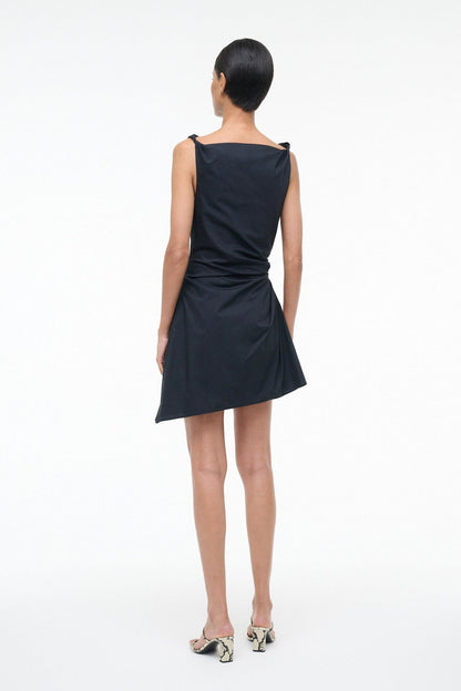 STAUD | Callie Mini Dress Black