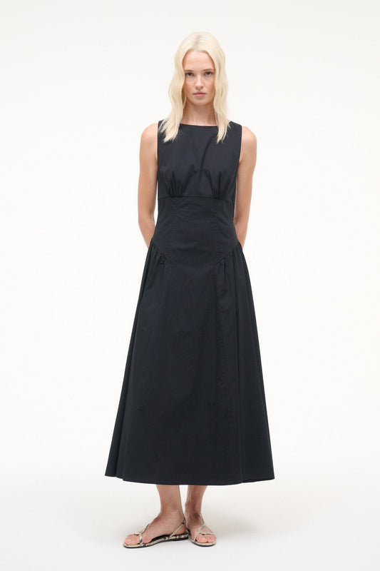 STAUD | Gwen Dress Black
