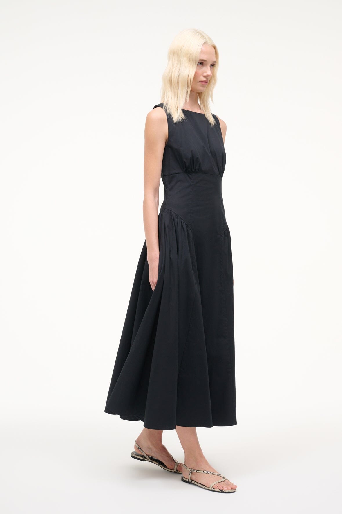 STAUD | Gwen Dress Black