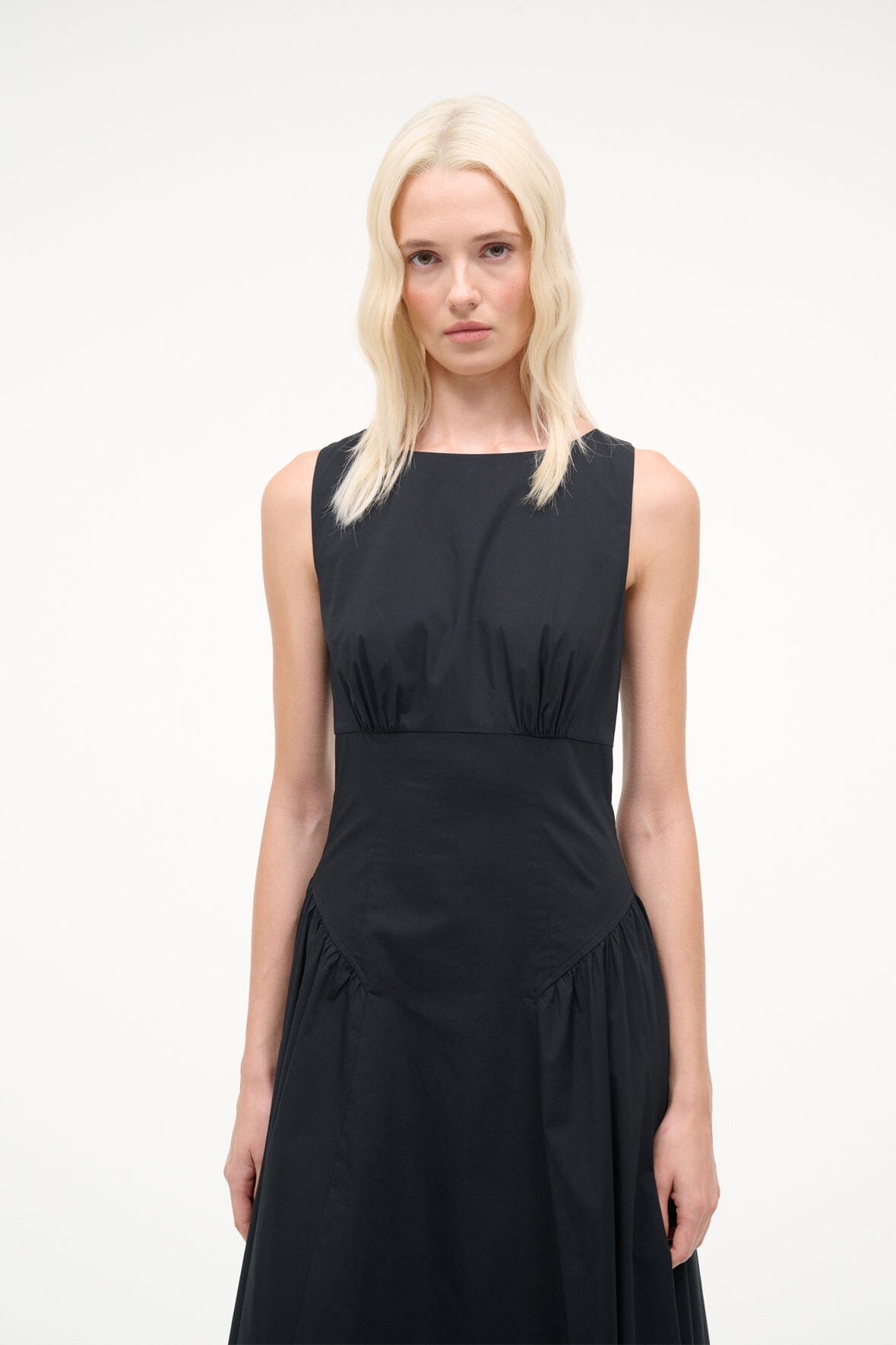 STAUD | Gwen Dress Black