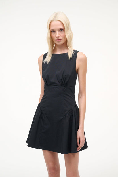 STAUD | Gwen Mini Dress Black