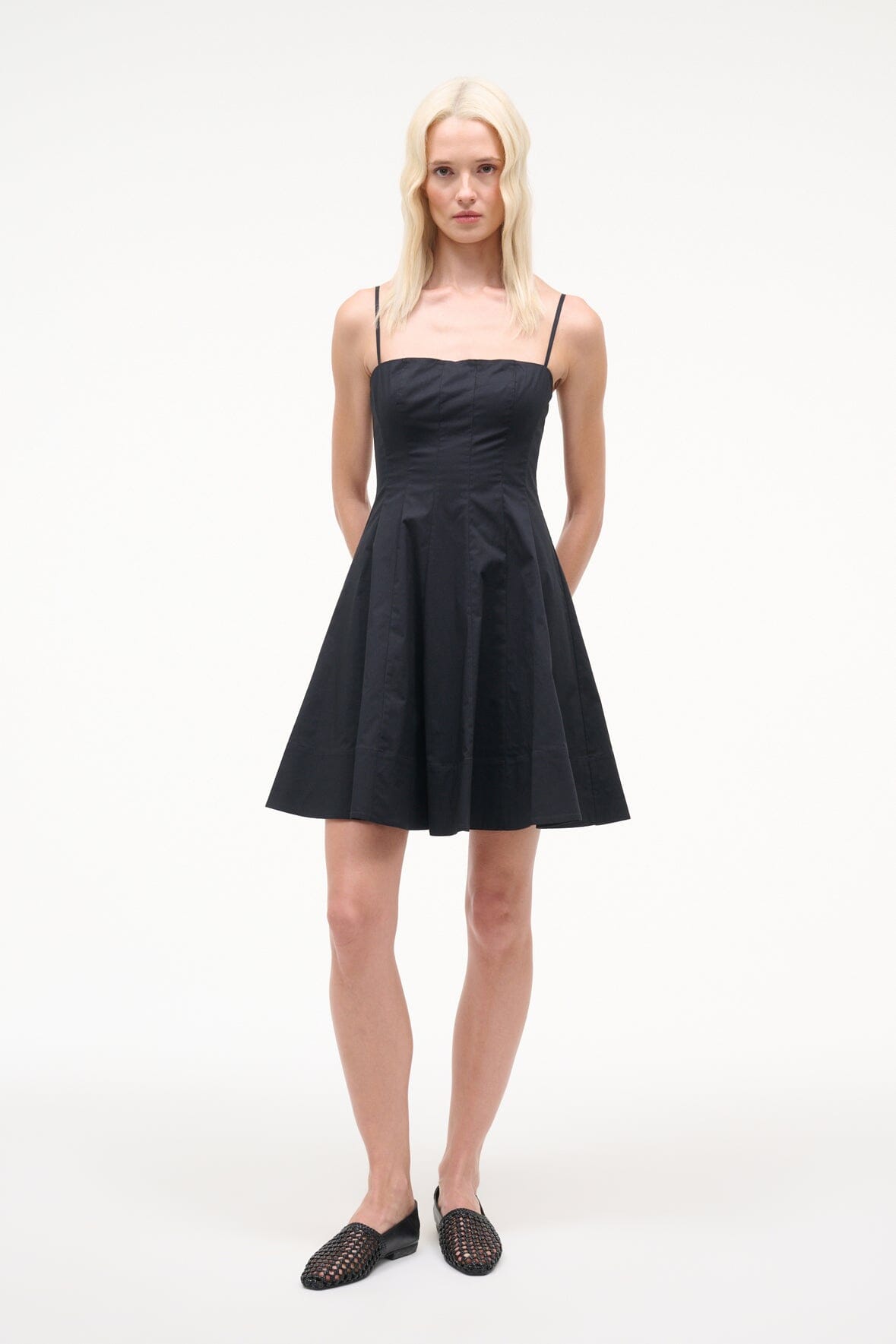 STAUD | Wylie Mini Dress Black