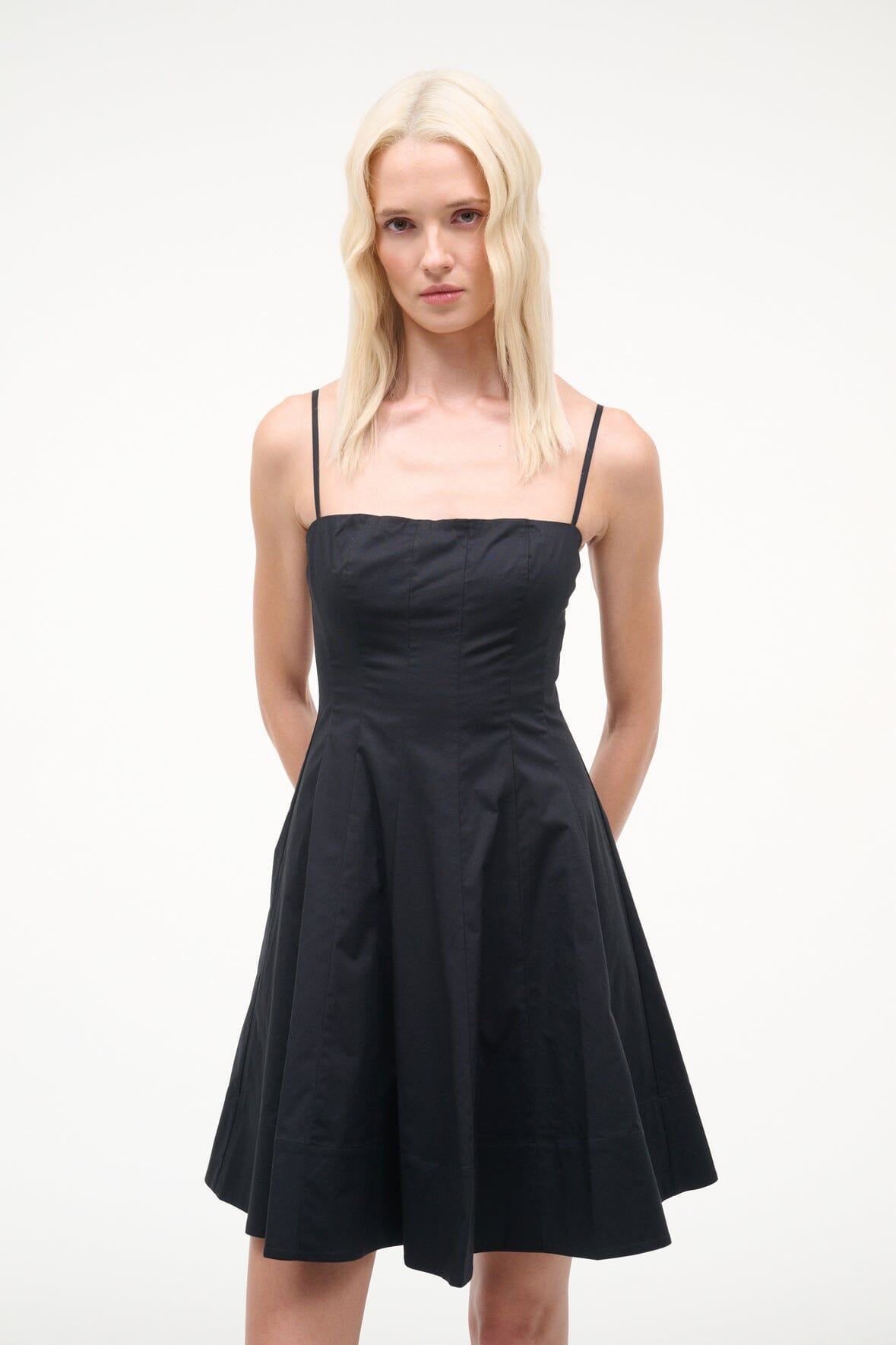 STAUD | Wylie Mini Dress Black