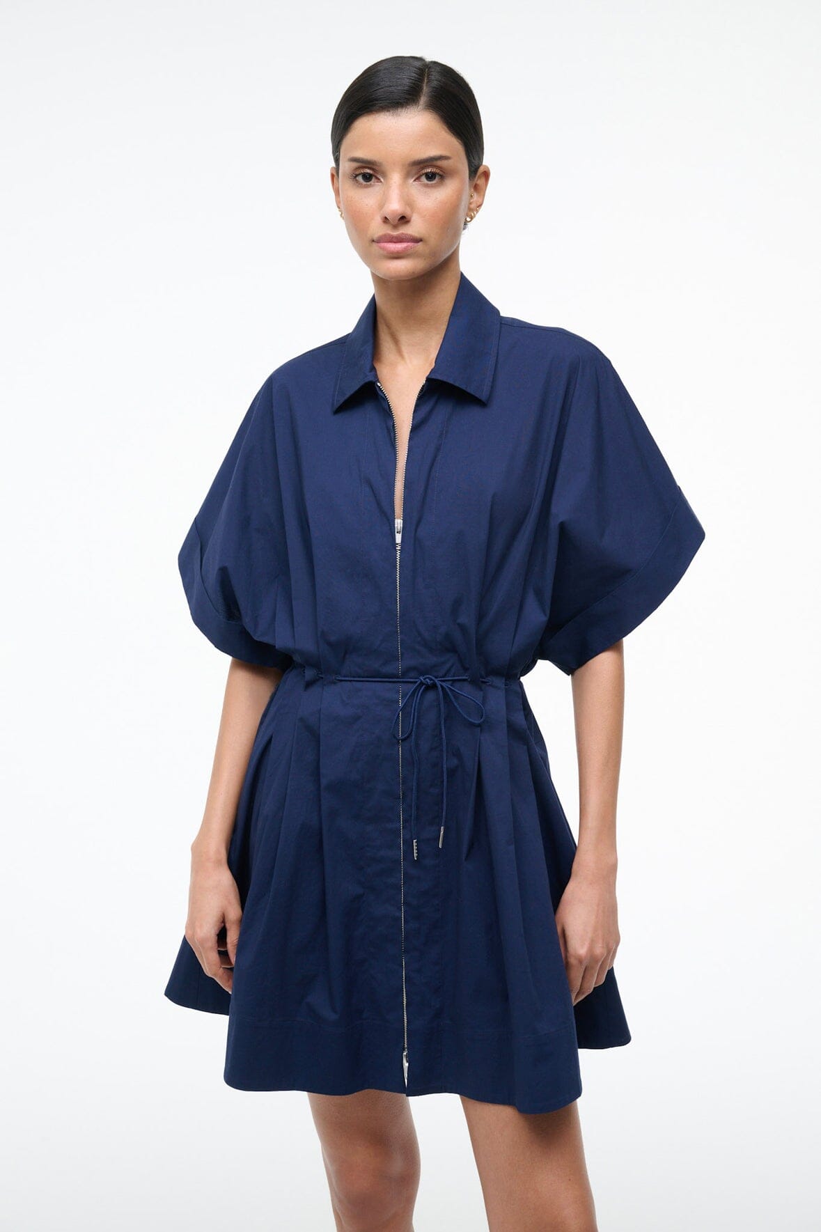 STAUD | Cori Dress Navy