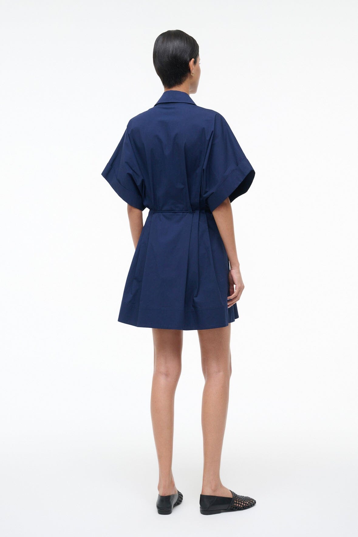STAUD | Cori Dress Navy