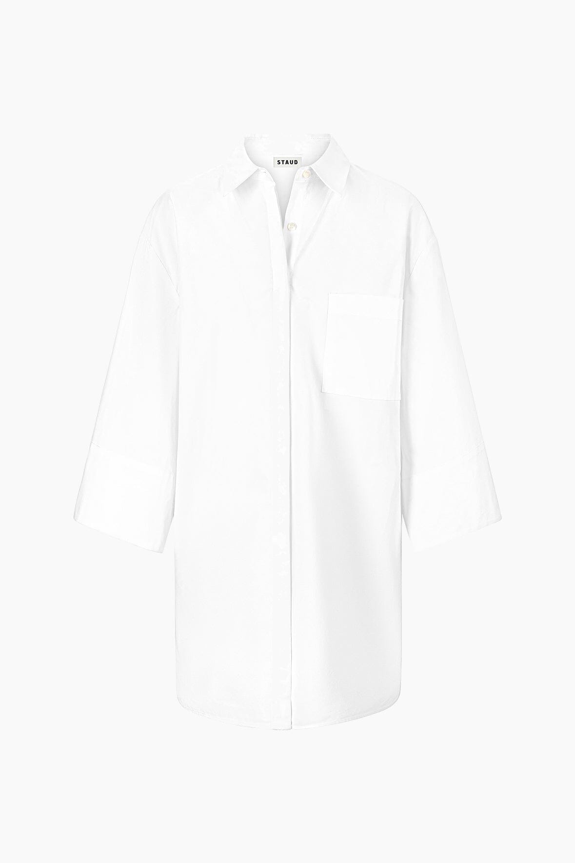 STAUD | Nico Dress White
