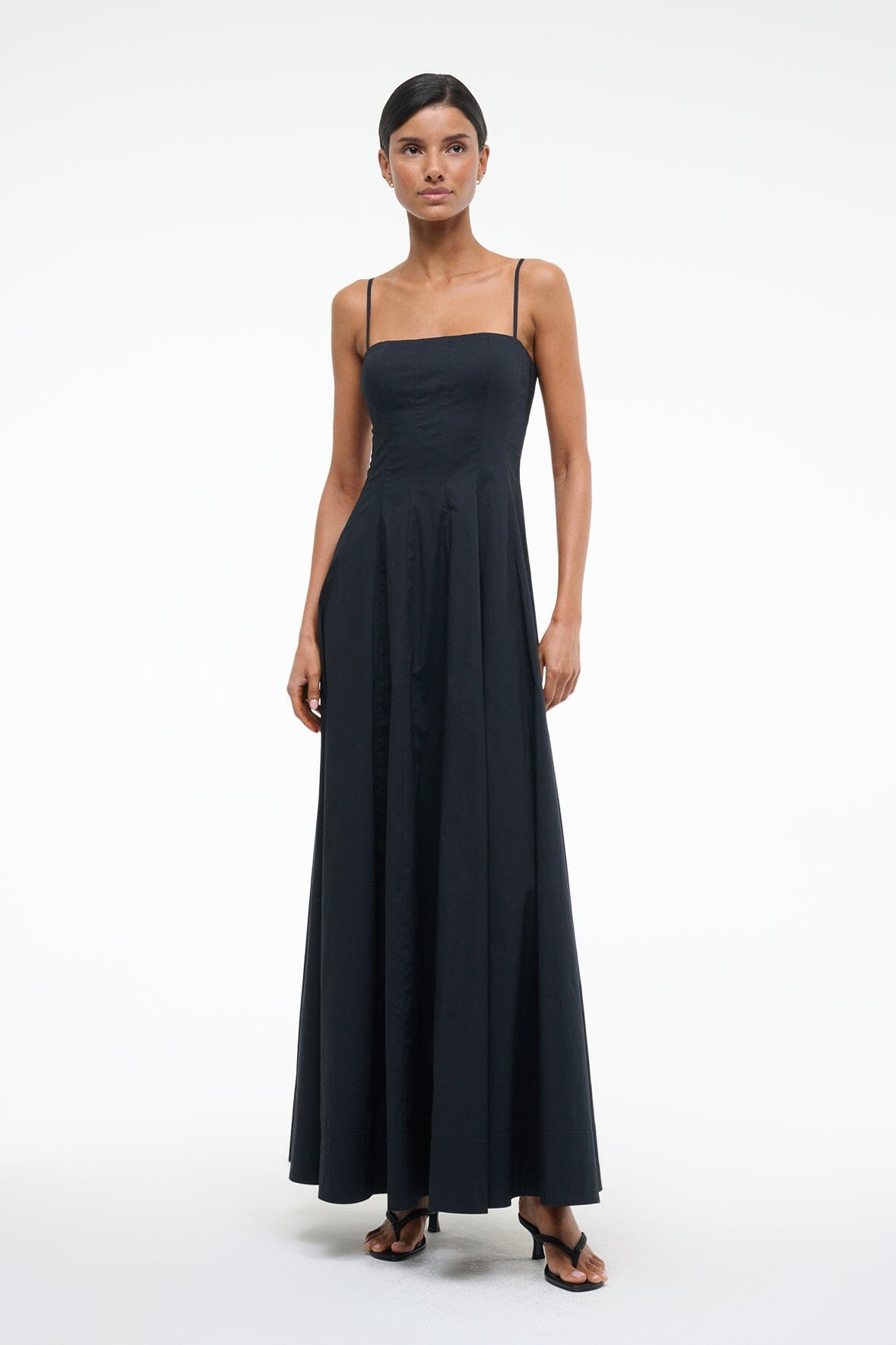 STAUD | Wylie Maxi Dress Black