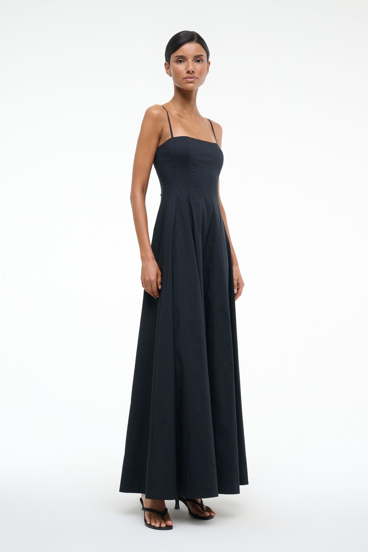 STAUD | Wylie Maxi Dress Black