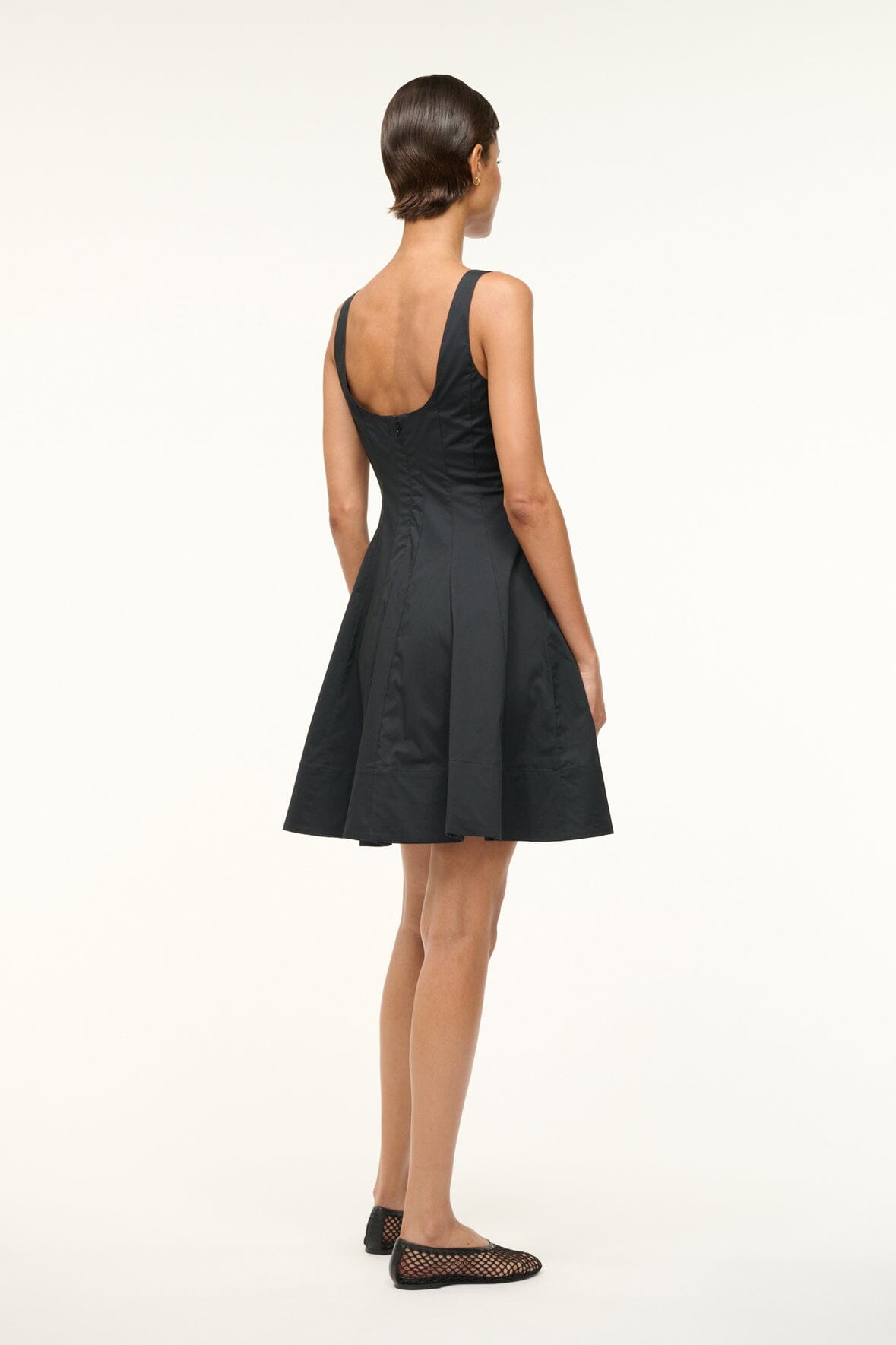 STAUD | Mini Wells Dress Black