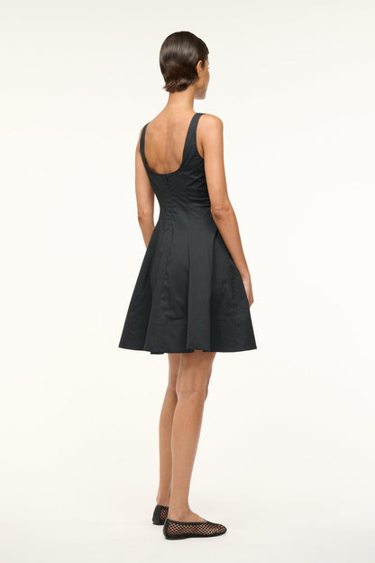 STAUD | Mini Wells Dress Black