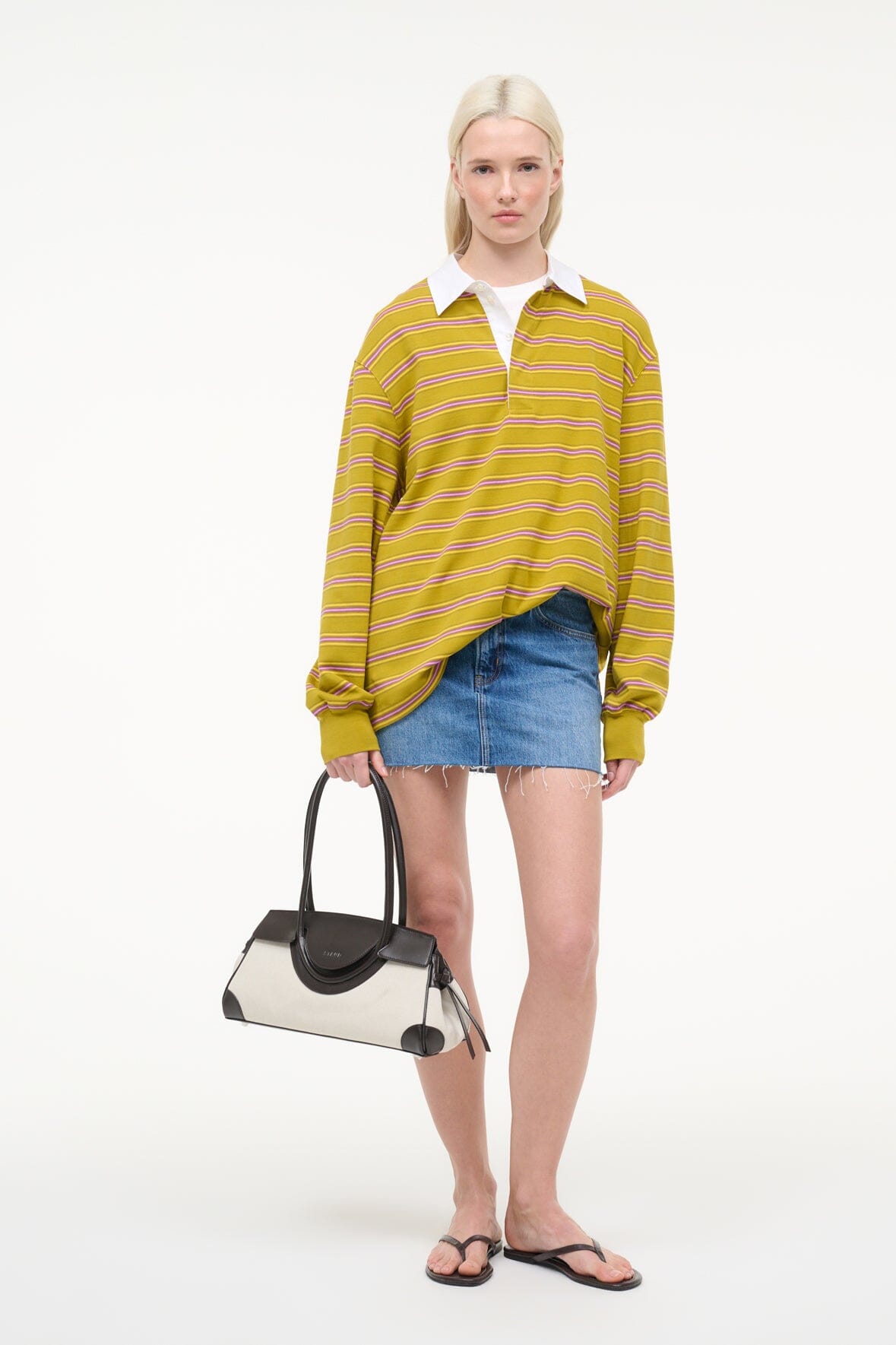 STAUD | Maude Shoulder Bag Natural Espresso