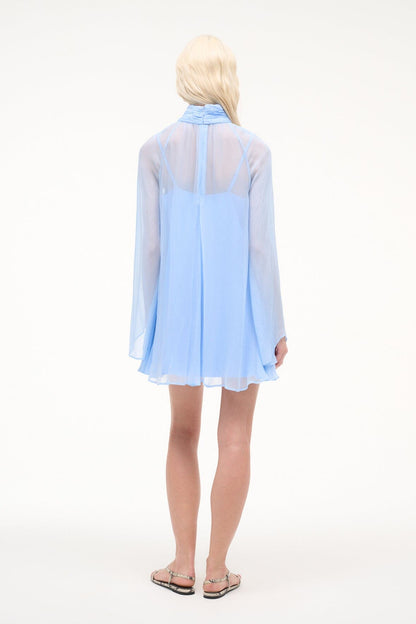 STAUD | Esther Mini Dress Clear Blue