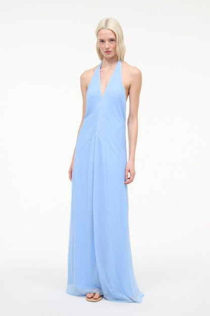 STAUD | Luma Dress Clear Blue