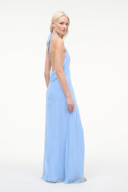 STAUD | Luma Dress Clear Blue