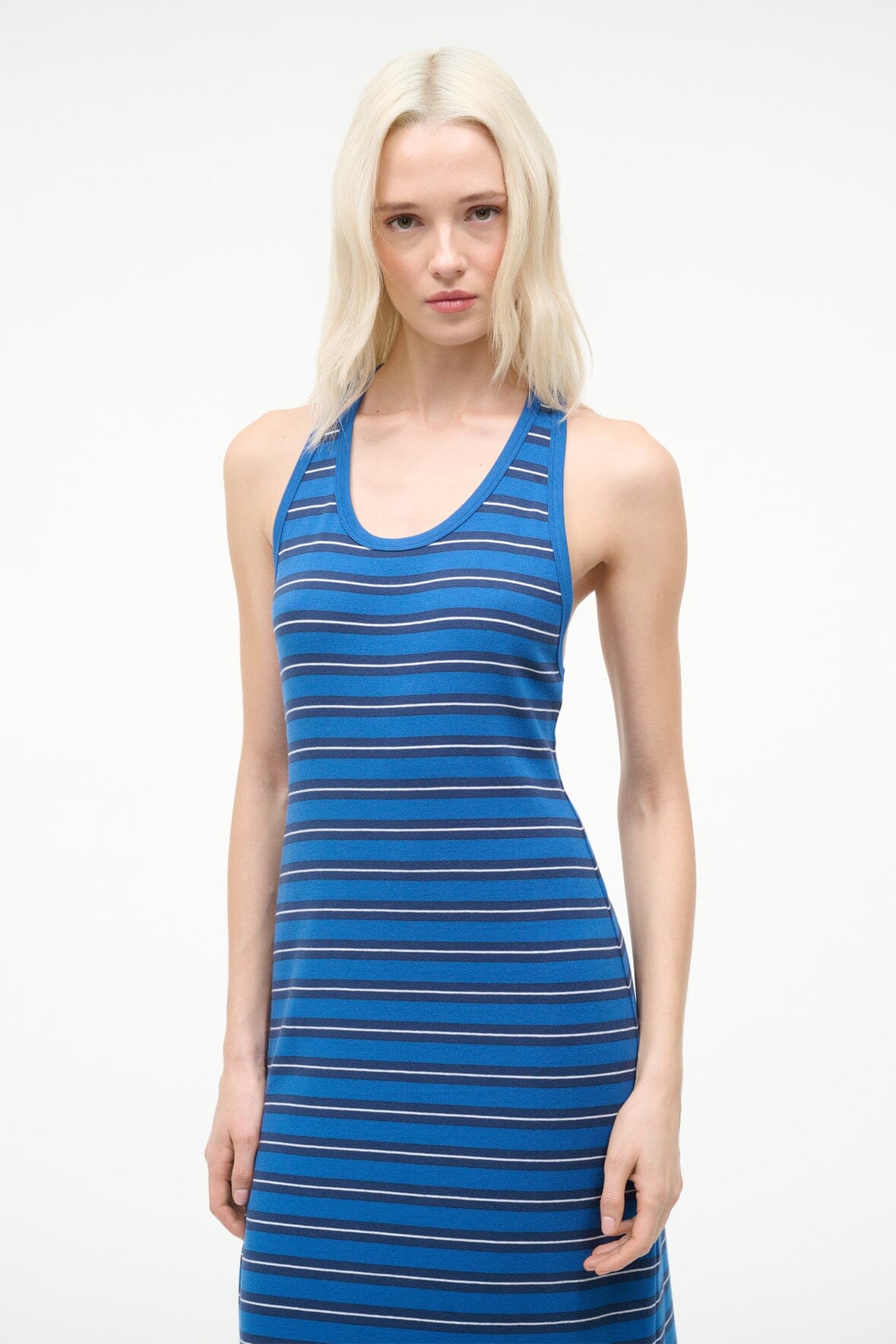 STAUD | Encino Dress Echo Stripe