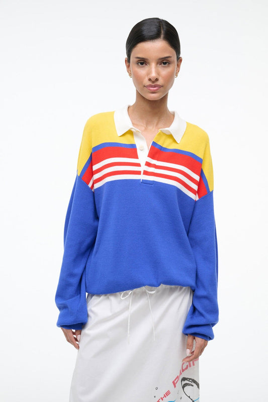 STAUD | Sail Top Royal Multi Stripe
