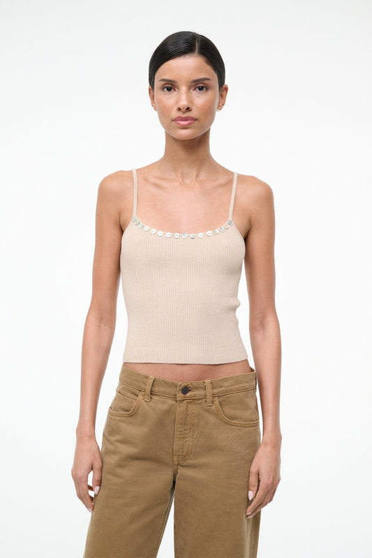 STAUD | Soleil Tank Fawn