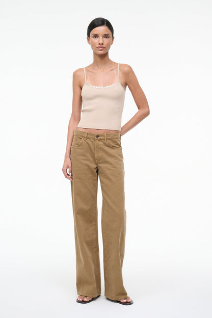 STAUD | Soleil Tank Fawn