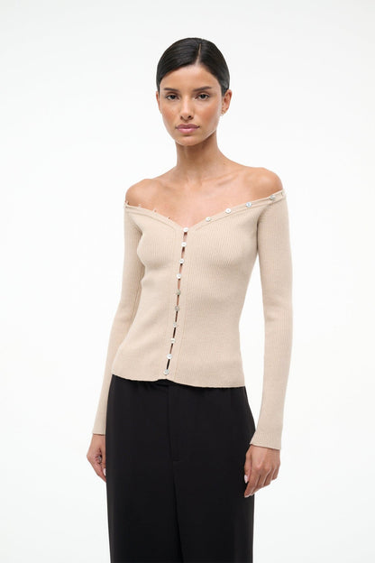 STAUD | Keaton Sweater Fawn