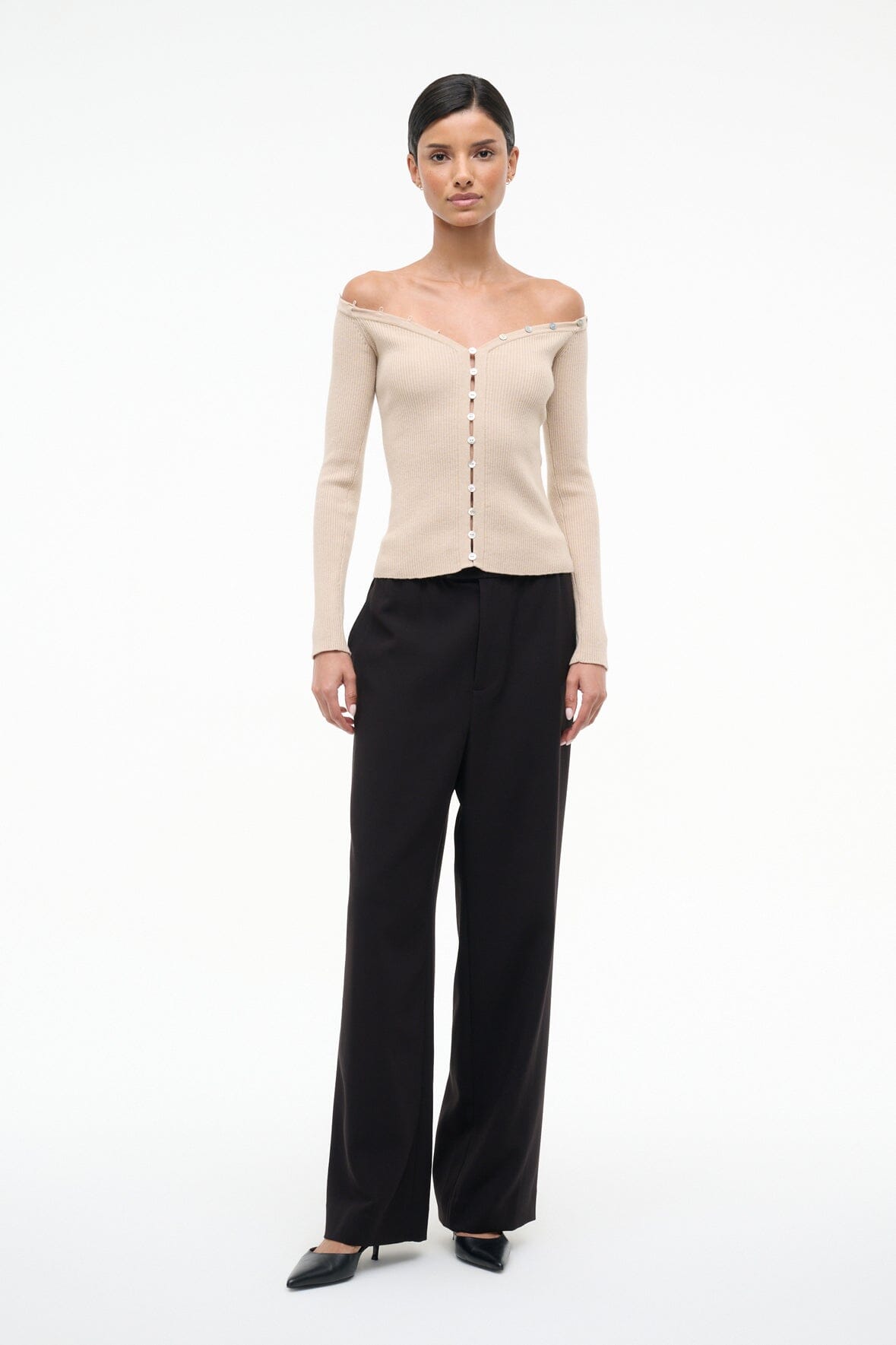 STAUD | Keaton Sweater Fawn