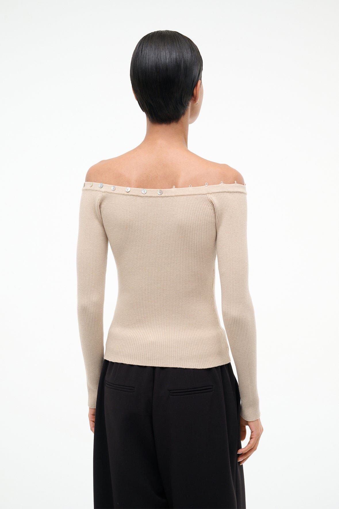 STAUD | Keaton Sweater Fawn