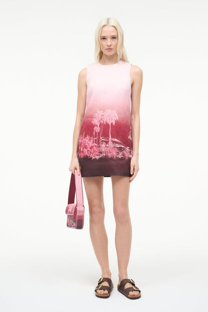 STAUD | Brea Linen Dress California Clouds