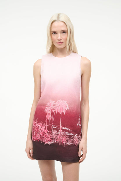 STAUD | Brea Linen Dress California Clouds