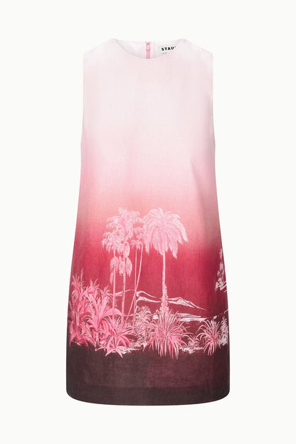 STAUD | Brea Linen Dress California Clouds