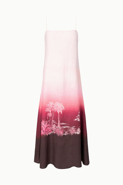 STAUD | Laura Linen Dress California Clouds