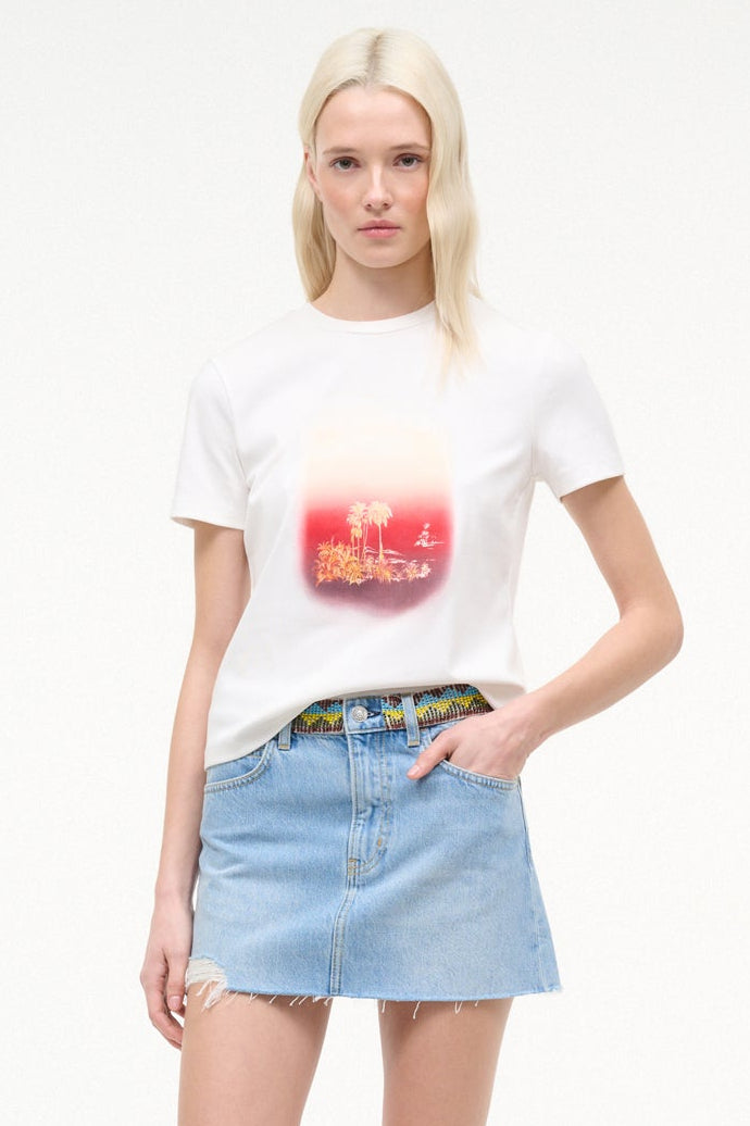 STAUD | Crew Neck T Shirt California Sunset