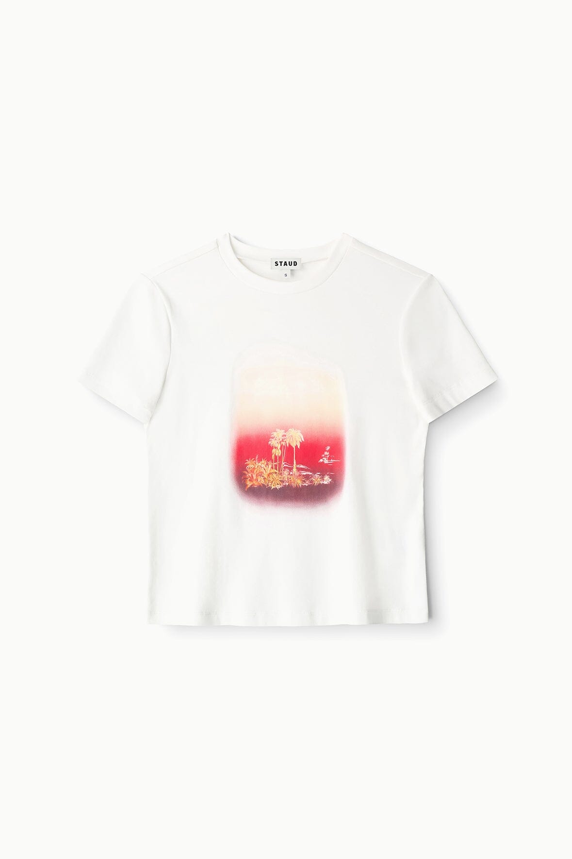 STAUD | Crew Neck T Shirt California Sunset