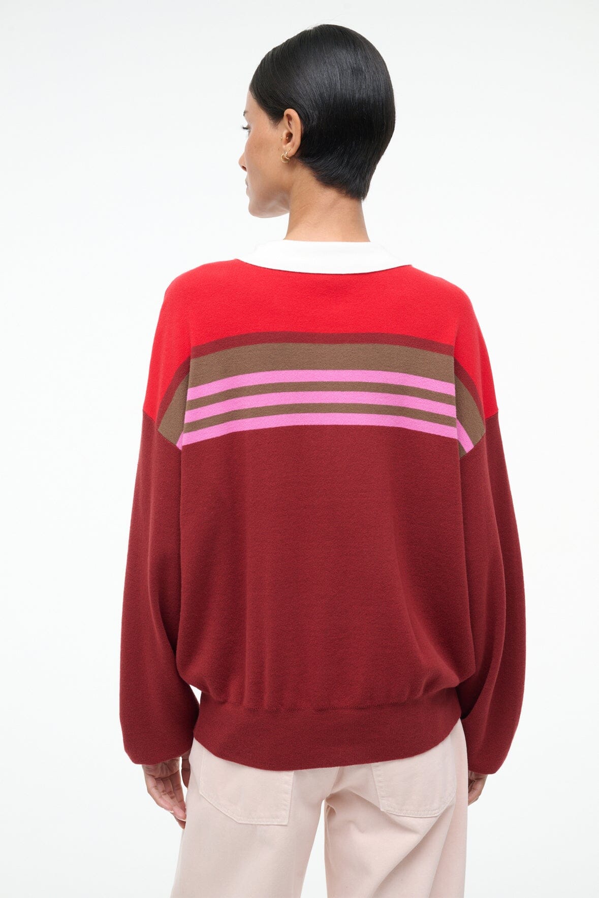 STAUD | Sail Top Cardinal Multi Stripe