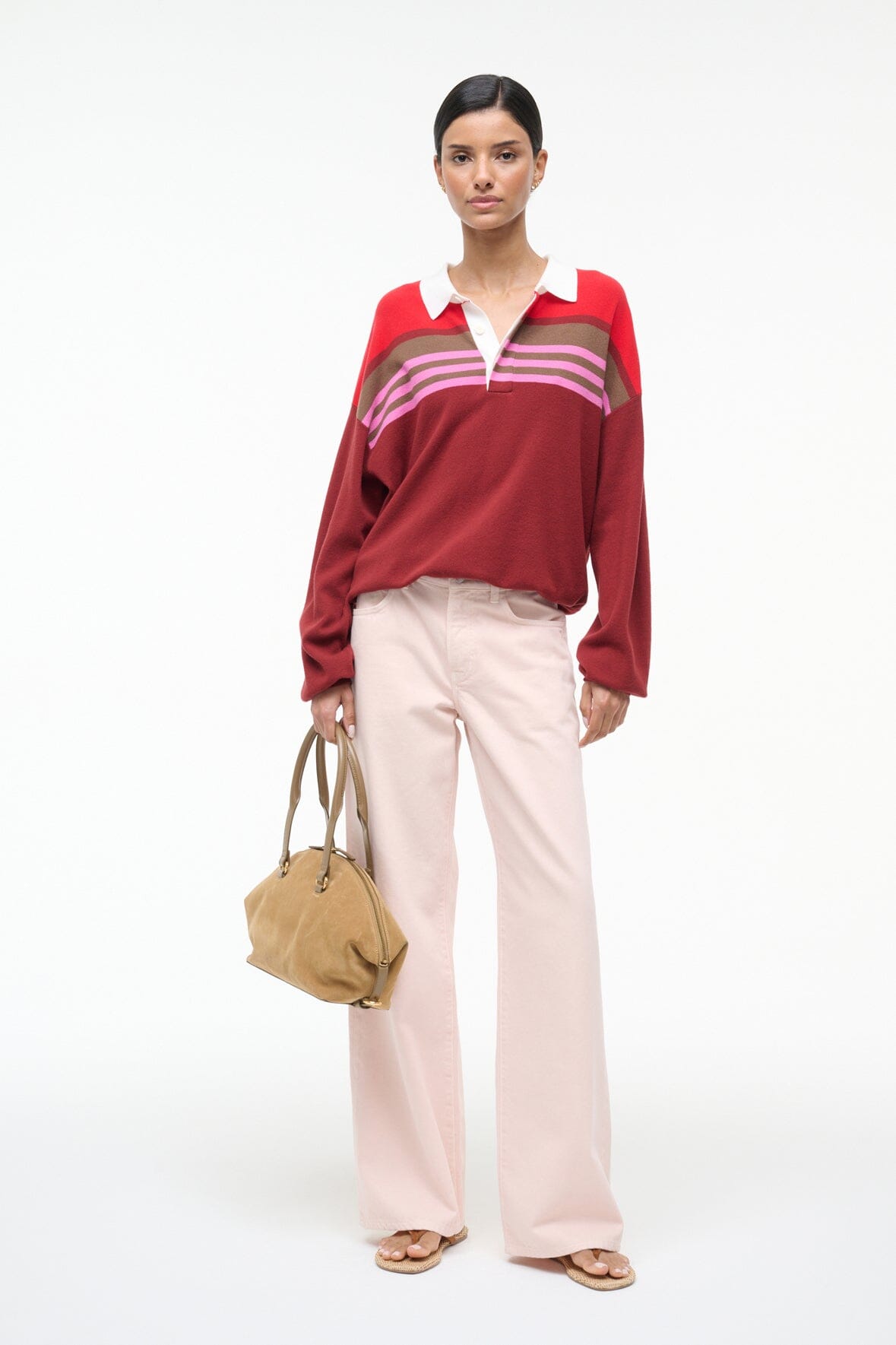 STAUD | Sail Top Cardinal Multi Stripe