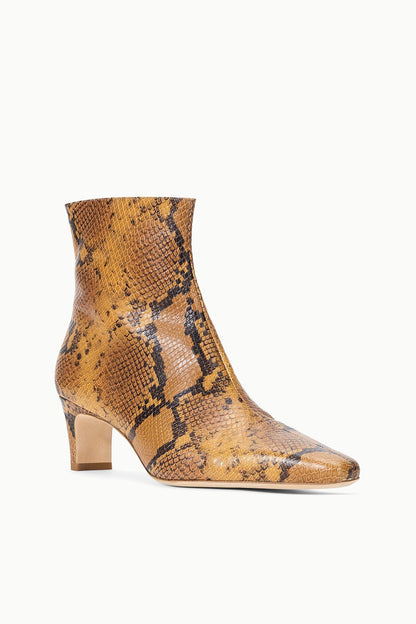 STAUD | Wally Ankle Boot Snake