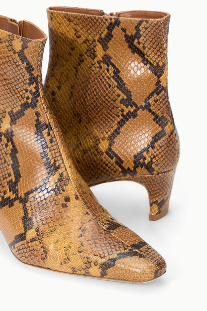 STAUD | Wally Ankle Boot Snake