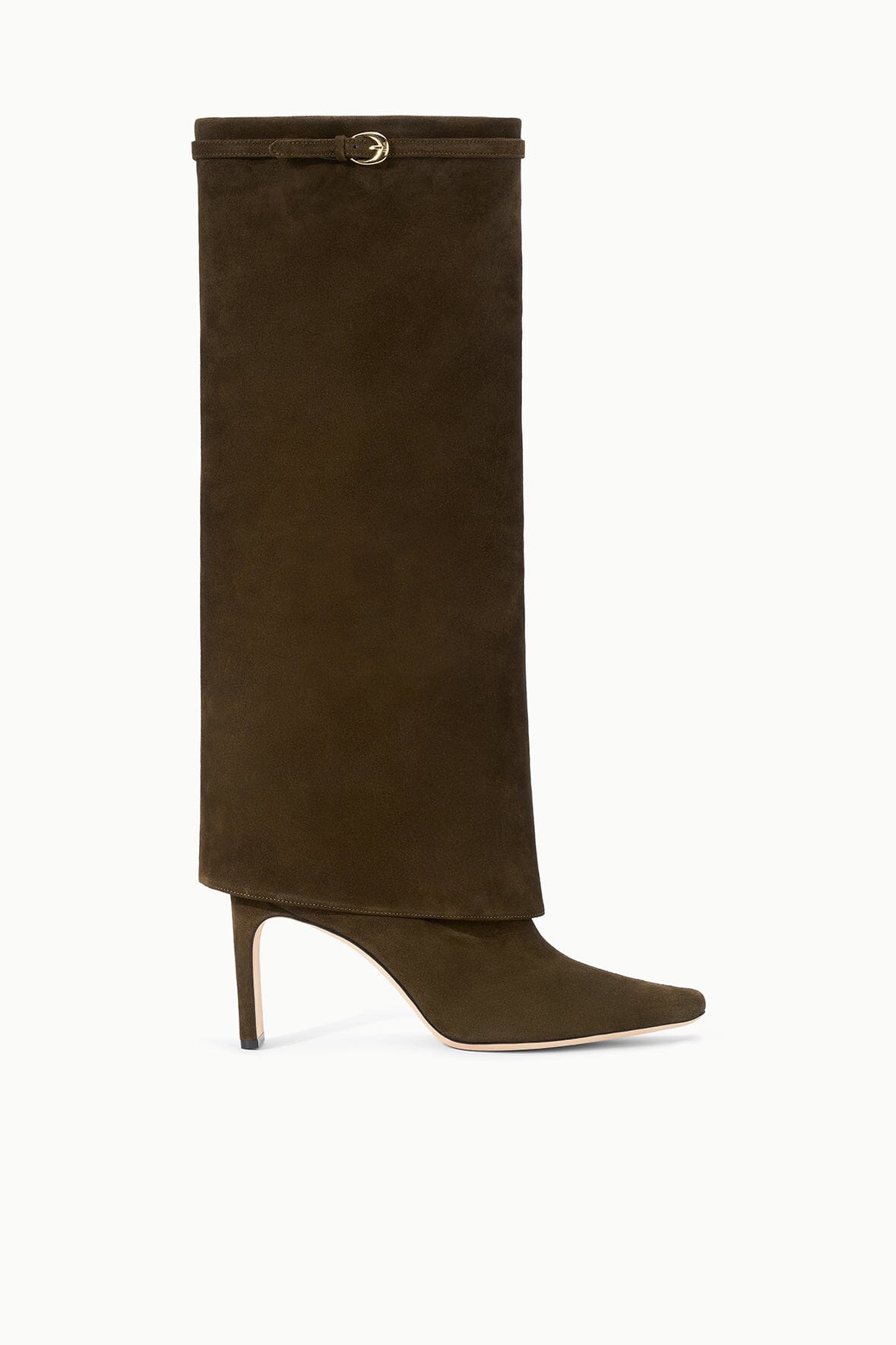 STAUD | Wally Foldover High Heel Boot Truffle